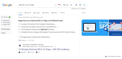 SEO Ranking Factors: Tips untuk Meningkatkan Peringkat Website 1 SEO ranking factors